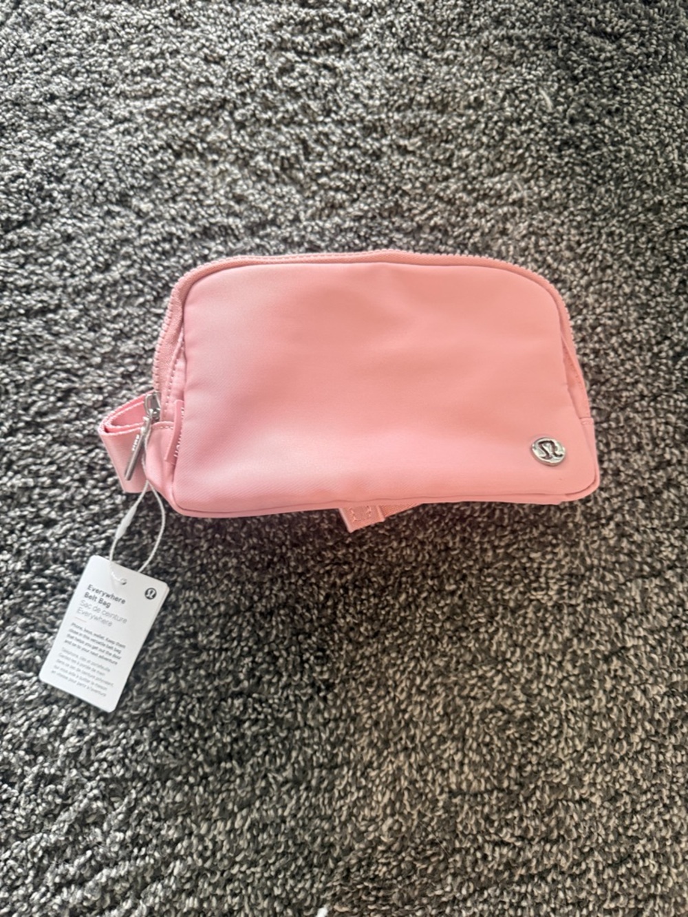 lululemon athletic Light Pink Cosmetic Pouch with Logo